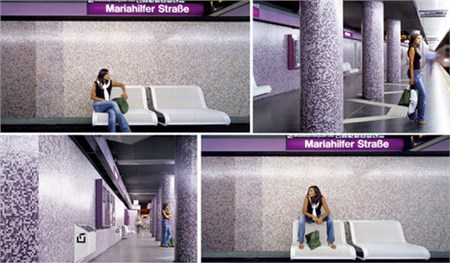 Bisazza - Progetto: Metropolitana di Vienna - Austria
