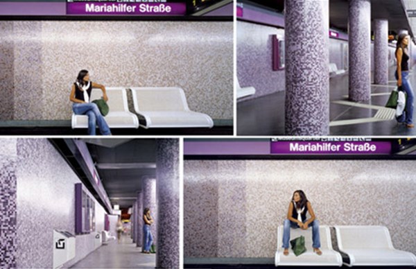 Bisazza - Progetto: Metropolitana di Vienna - Austria