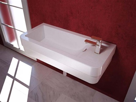 Design geometrico e stile contemporaneo per i nuovi lavabi OPERA 