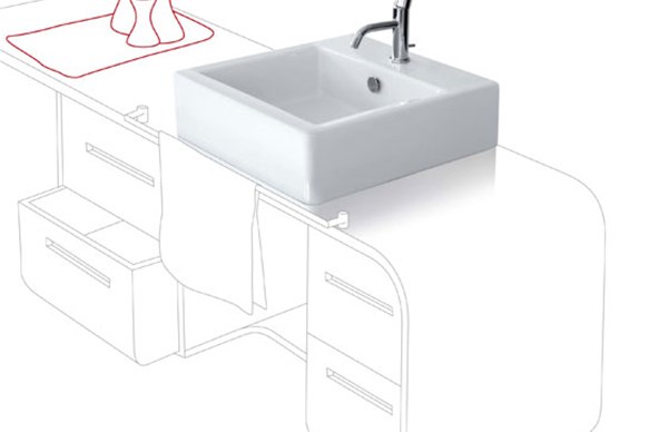 White stone: Hox un lavabo “medium size” in bagno…