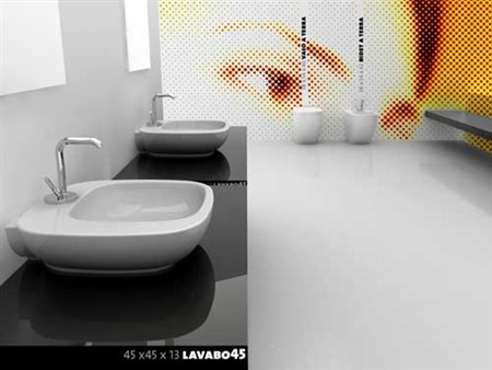 Ceramica Hidra una nuova collezione completa di lavabi, sanitari e piatti doccia