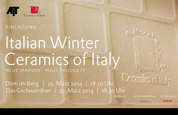 La ceramica italiana incontra gli architetti austriaci